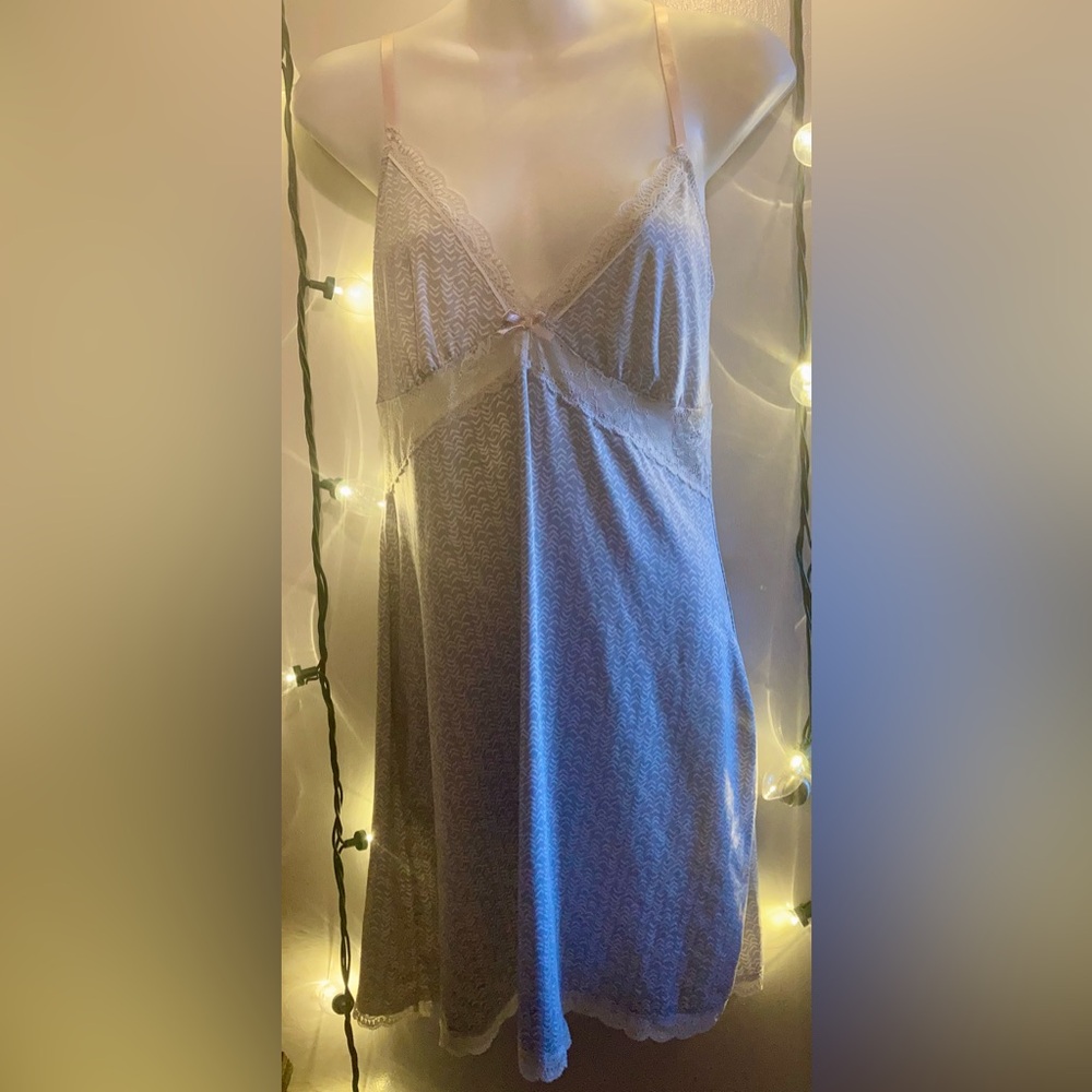 Marilyn Monroe Lace Trim Chemise Lingerie Nightie Nightgown